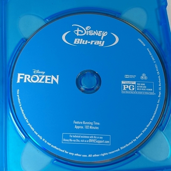 Frozen Blu Ray/DVD Combo Pack in VG condition - Picture 11 of 17